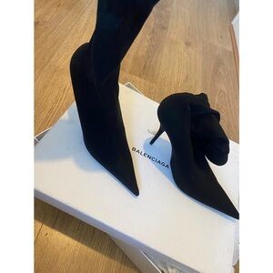 Balenciaga Knife cloth ankle boots